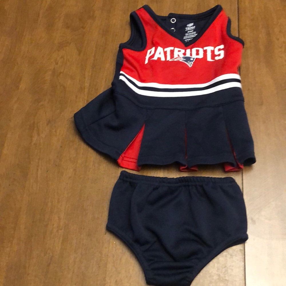 Patriots Cheerleader Uniform for baby 0-3 months